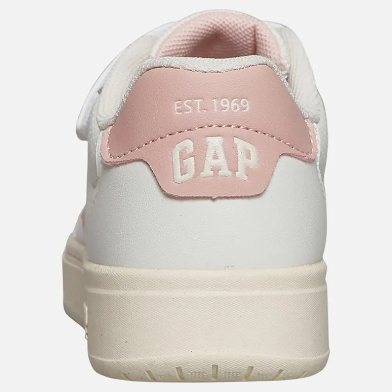 GAP Mädchen Detroit Turnschuhe Off-White/Hellrosa Off-White Light Pink