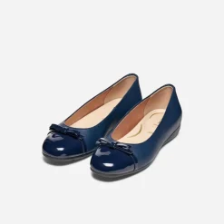 GEOX Damen Annytah Ballerina Schuhe Navy
