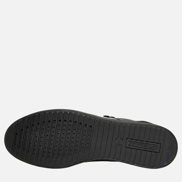 GEOX Damen Blomie Zip Turnschuhe Schwarz