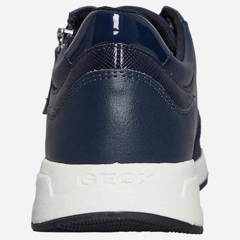 GEOX Damen Bulmya Reißverschluss Turnschuhe Marine