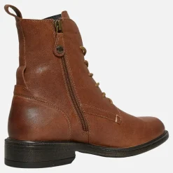 GEOX Damen Catria Schnürstiefeletten Braun
