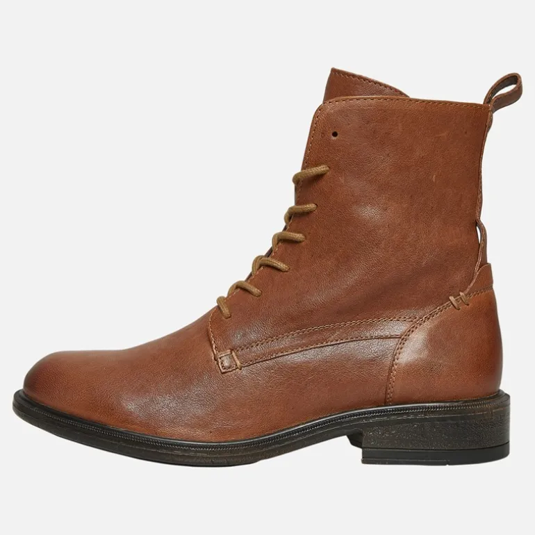 GEOX Damen Catria Schnürstiefeletten Braun