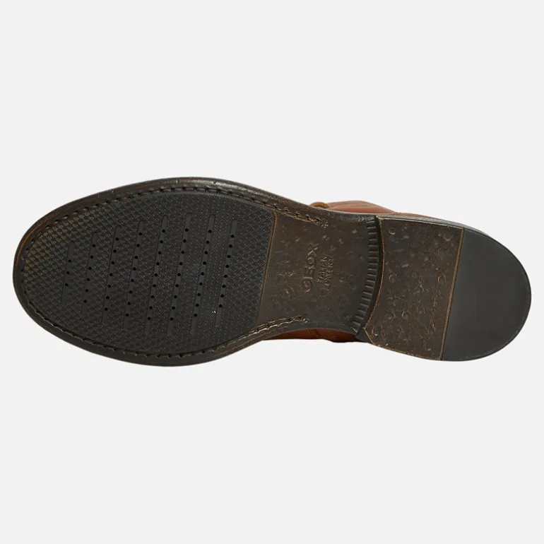 GEOX Damen Catria Schnürstiefeletten Braun