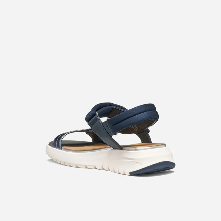 GEOX Damen Flextride S Sandalen Navy/Avio
