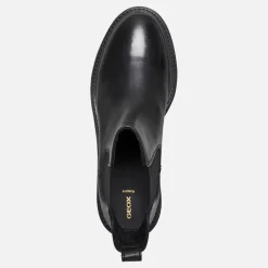 GEOX Damen Iridea Chelsea Stiefel Schwarz