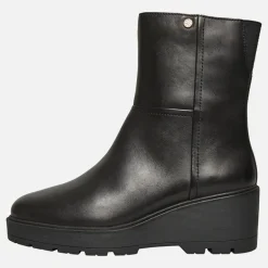 GEOX Damen Miereille Keilabsatz Stiefeletten Schwarz