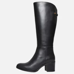 GEOX Damen neue kniehohe Stiefel Schwarz