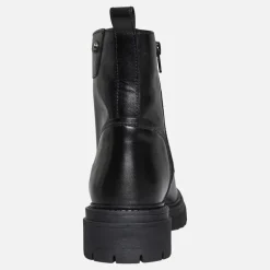 GEOX Damen Schnürstiefel Schwarz
