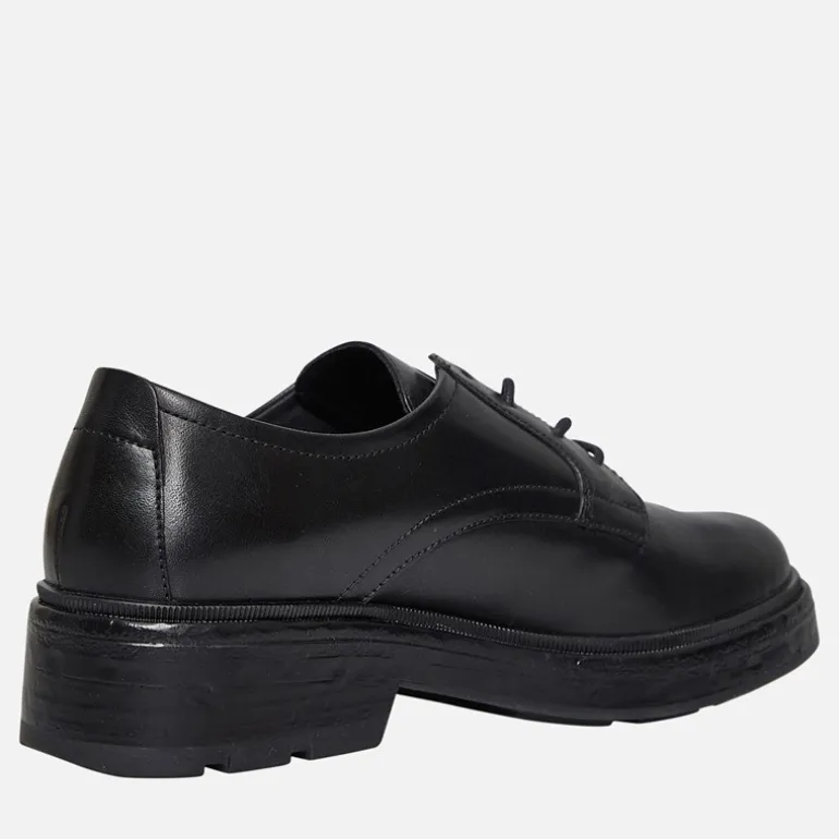 GEOX Damen Swelen klobige Oxford Schuhe Schwarz