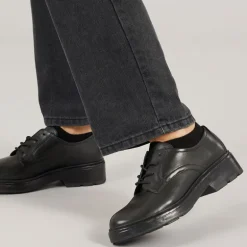 GEOX Damen Swelen klobige Oxford Schuhe Schwarz
