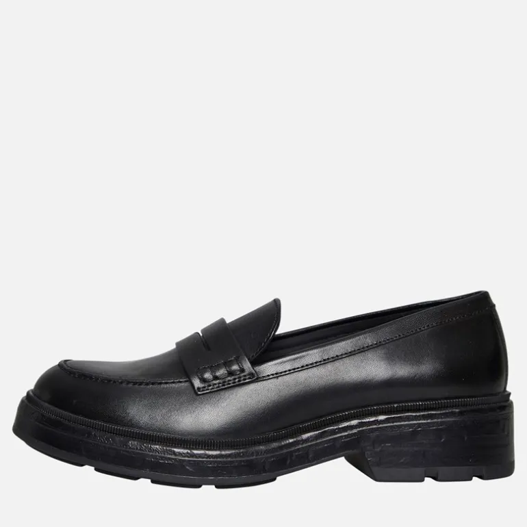 GEOX Damen Swelen Klobige Slipper Schwarz