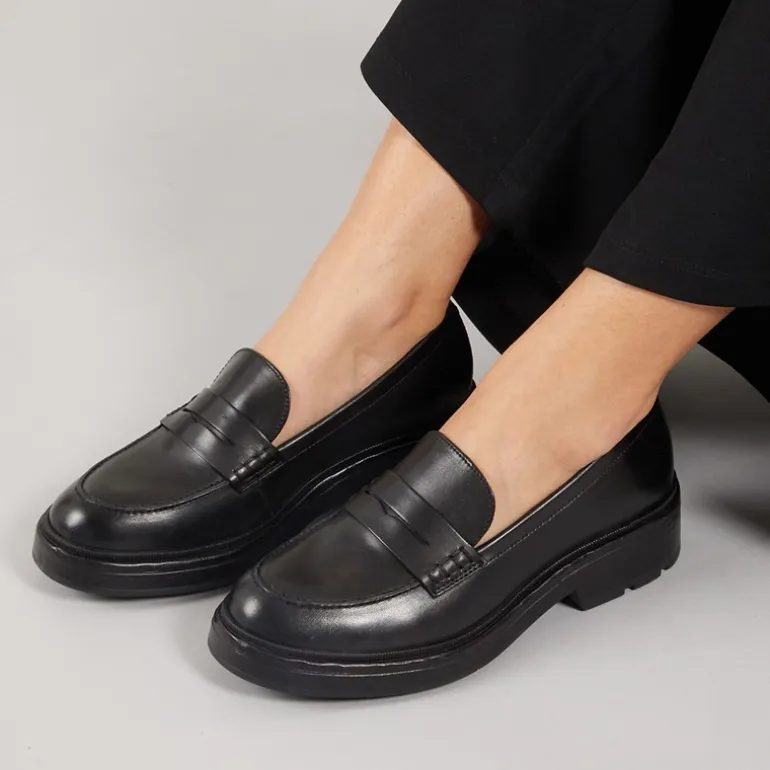 GEOX Damen Swelen Klobige Slipper Schwarz