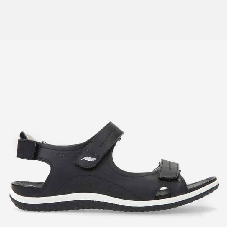 GEOX Damen Vega Sandalen Schwarz