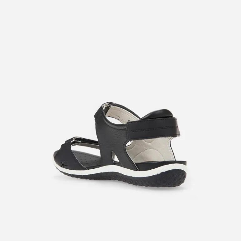GEOX Damen Vega Sandalen Schwarz