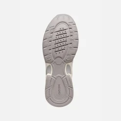 GEOX Damen Zarvia Sportschuhe Papyrus/Weiß