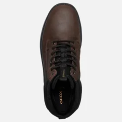 GEOX Herren Spherica Stiefel Dunkelbraun/Schwarz Dk Brown/ Black