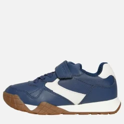 GEOX Junge Rann Turnschuhe Marine/Hell Elfenbein Navy/Lt Ivory