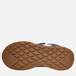 GEOX Junge Rann Turnschuhe Marine/Hell Elfenbein Navy/Lt Ivory