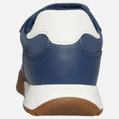 GEOX Junge Rann Turnschuhe Marine/Hell Elfenbein Navy/Lt Ivory