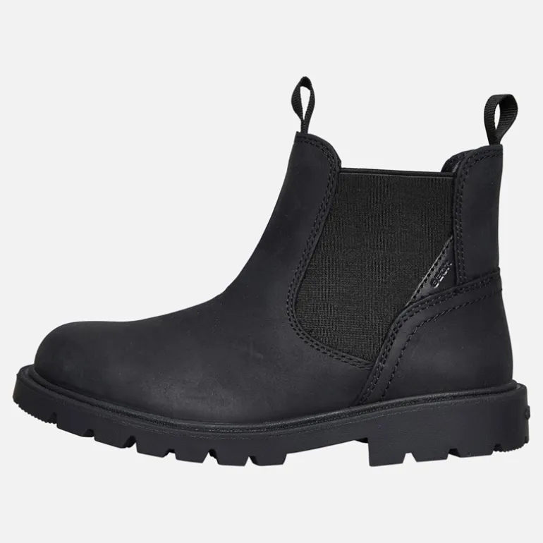 GEOX Junge Shaylax Chelsea Stiefel Schwarz