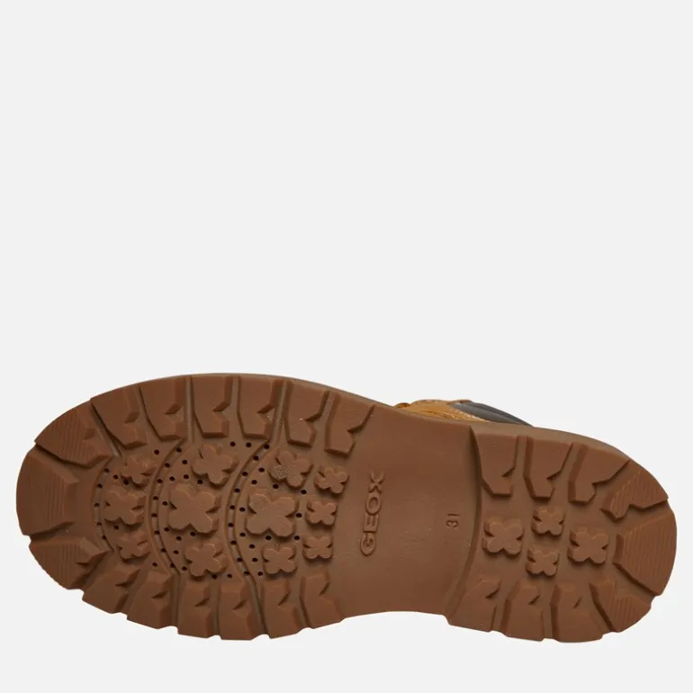 GEOX Junge Shaylax Reißverschlussstiefel Innen Gelb/Braun