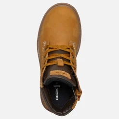 GEOX Junge Shaylax Reißverschlussstiefel Innen Gelb/Braun