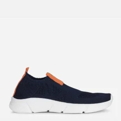 GEOX Junior Junge Aril Sneaker Navy/Orange