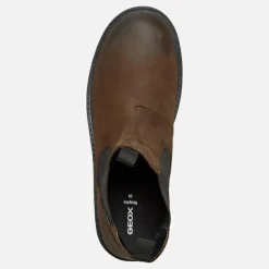 GEOX Junior Junge Shaylax Chelsea Stiefel Kaffee / Schwarz