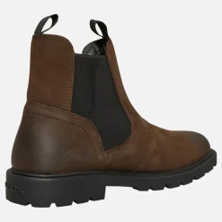 GEOX Junior Junge Shaylax Chelsea Stiefel Kaffee / Schwarz