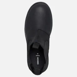 GEOX Junior Junge Shaylax Chelsea Stiefel Schwarz