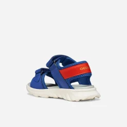 GEOX Kleinkind Junge Airadyum Sandalen Royal/Rot