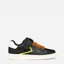 GEOX Kleinkind Junge Eclyper Turnschuhe Schwarz/Orange