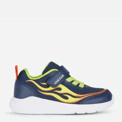 GEOX Kleinkind Junge Sprintye Turnschuhe Navy/Lime