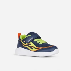 GEOX Kleinkind Junge Sprintye Turnschuhe Navy/Lime
