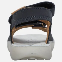 GEOX Kleinkind Mädchen Lightfloppy Sandalen Navy