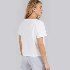 G-STAR Damen Schlafanzug Set Bright White/Light Grey Marl