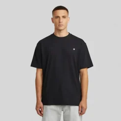G-STAR Herren Boxy T Shirt Dunkel Schwarz Dk Black