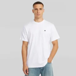 G-STAR Herren Boxy T Shirt Weiß