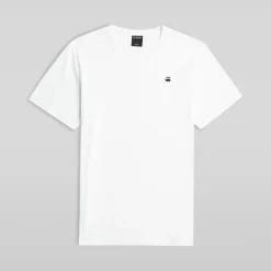 G-STAR Herren Logo Slim T Shirt Weiß
