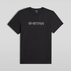 G-STAR Herren Slim T-Shirt Schwarz