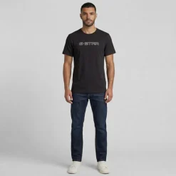 G-STAR Herren Slim T-Shirt Schwarz