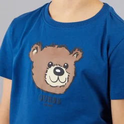 Guess Junge T Shirt Blue Lily