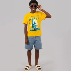 Guess Junge T Shirt Rich Yellow