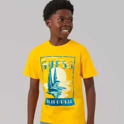 Guess Junge T Shirt Rich Yellow