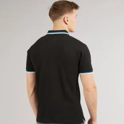 Henleys Herren Henalpha Polo Schwarz