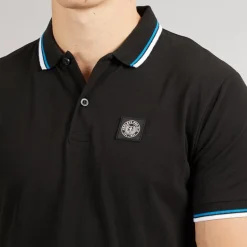 Henleys Herren Henalpha Polo Schwarz
