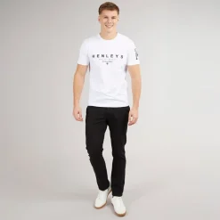 Henleys Herren Hentyme T-Shirts Weiß