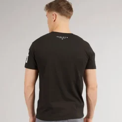 Henleys Herren Hentyme T-Shirts Schwarz