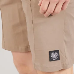 Henleys Herren Henychill Polo Hemd und Shorts Set Taupe