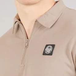 Henleys Herren Henychill Polo Hemd und Shorts Set Taupe